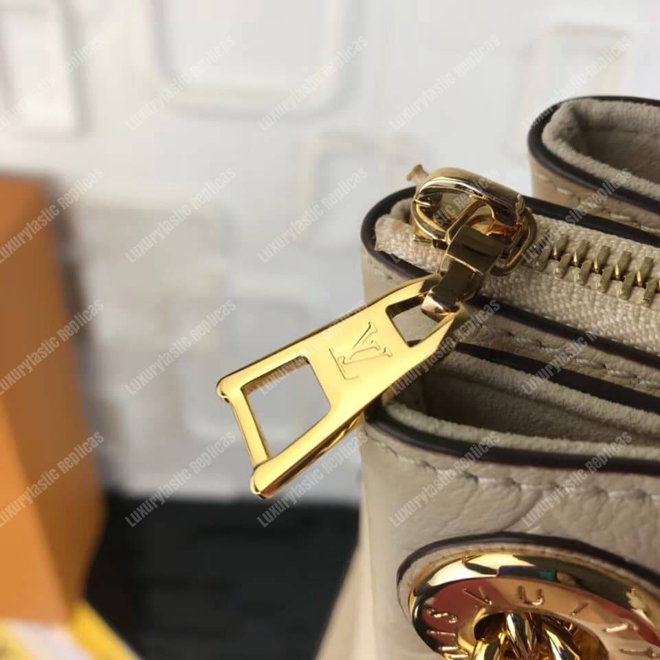 LV Surene BB Monogram Empreinte Leather Creme