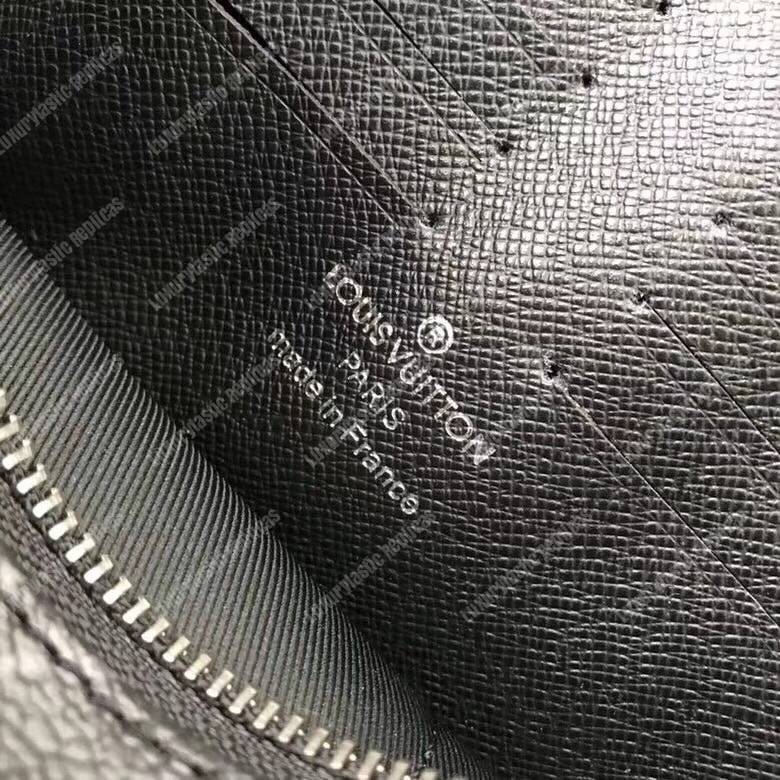 LV Kasai Clutch Monogram Eclipse