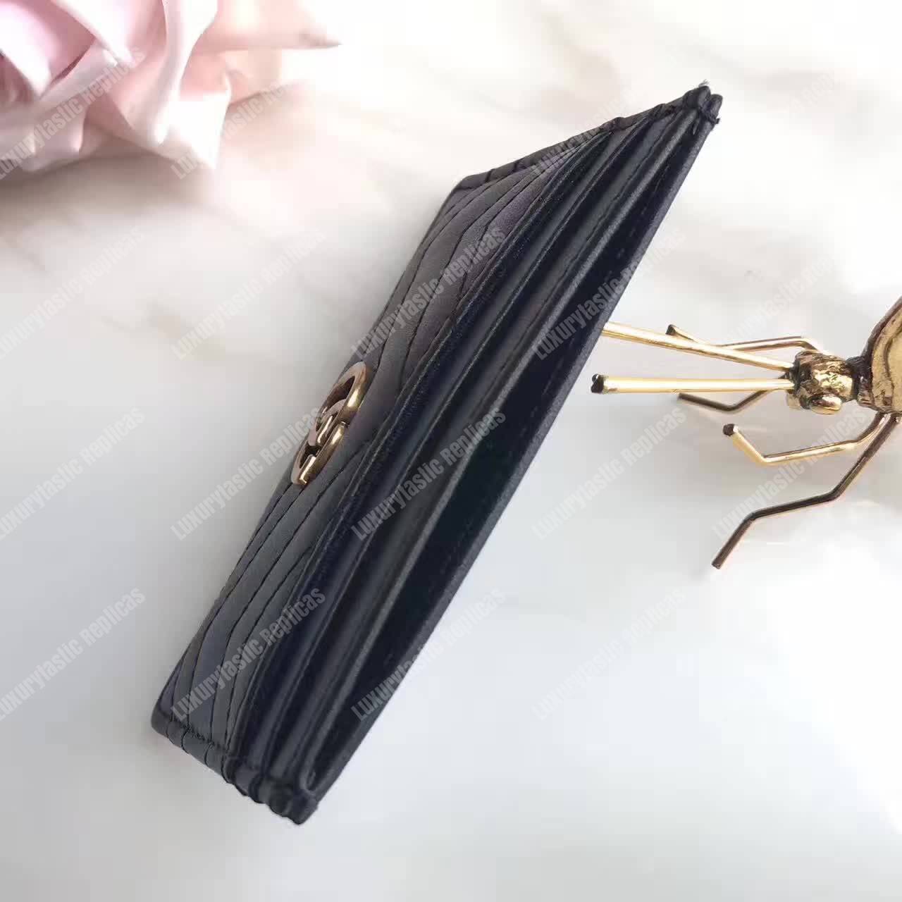 G*u*i gg marmont card case black