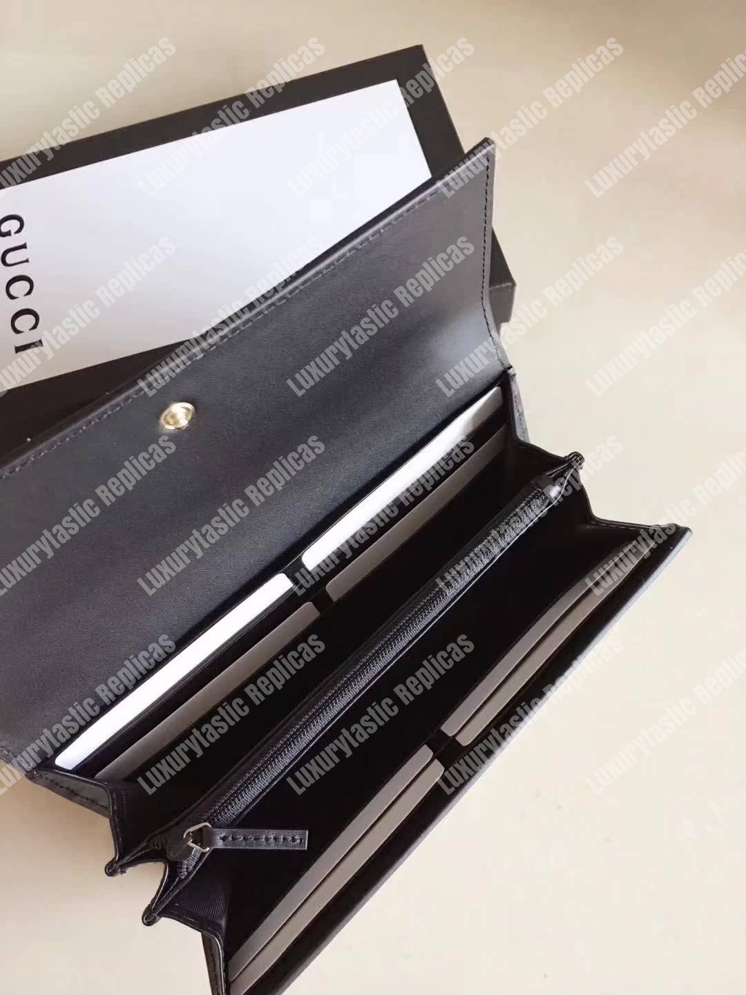 G*u*i gg sup*e bees wallet beige/ebony