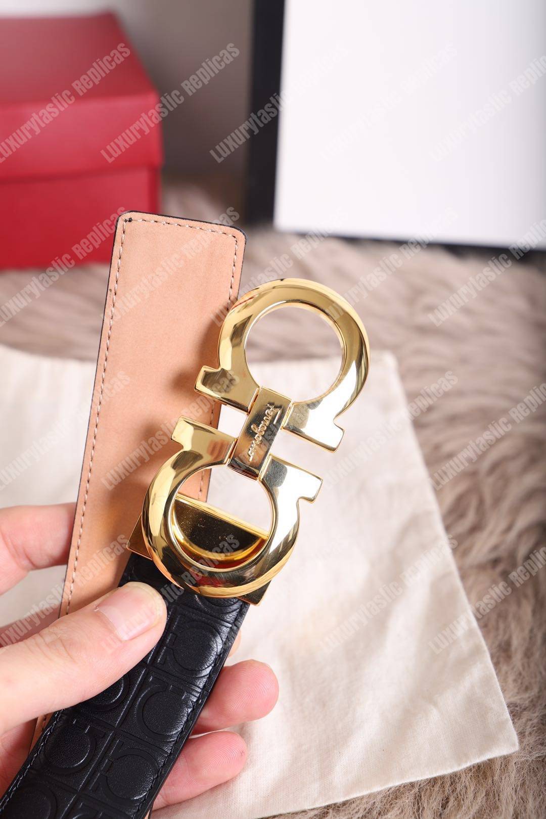 Salvatore Ferragamo Adjustable Gancini Belt