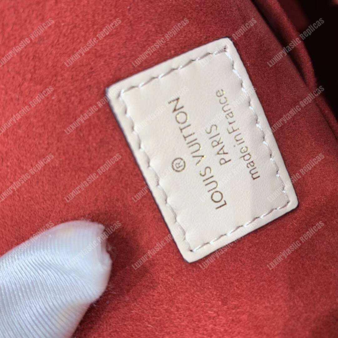 LV Cluny BB Handbag Monogram Lie de Vin Red