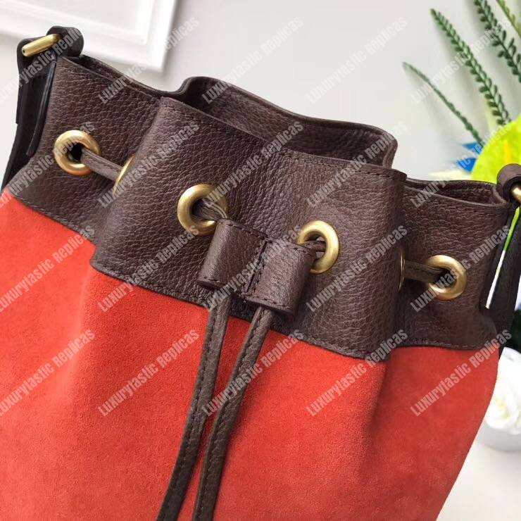 G*u*i ophidia bucket bag orange