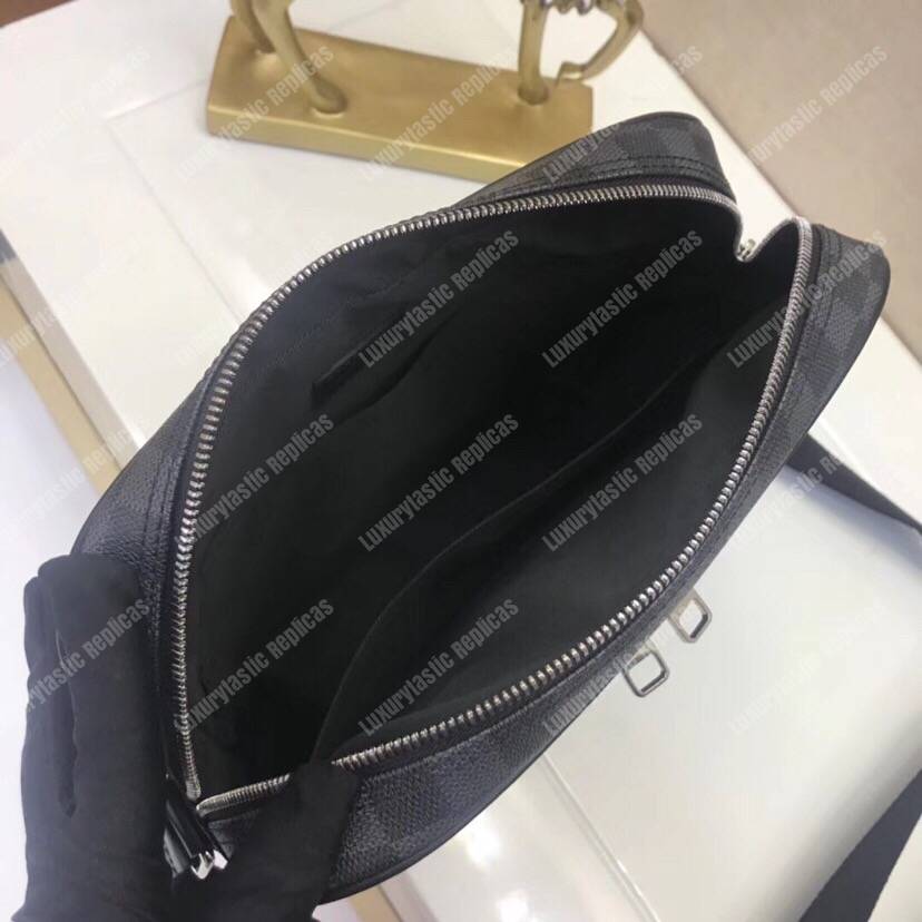 LV Dayton Reporter PM Damier Graphite
