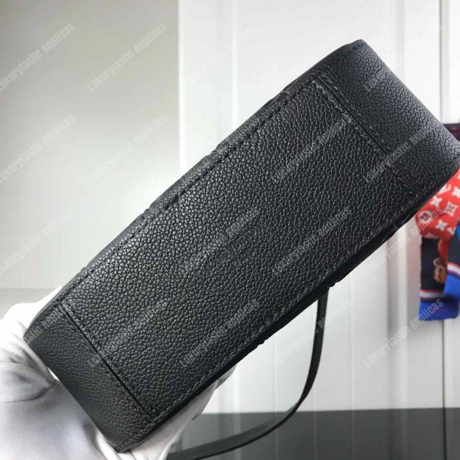 LV Saintonge Monogram Empreinte Leather Noir