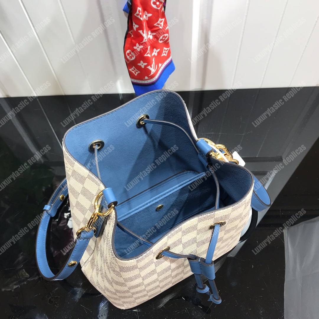 LV Noé BB Damier Azur Canvas Bleuet