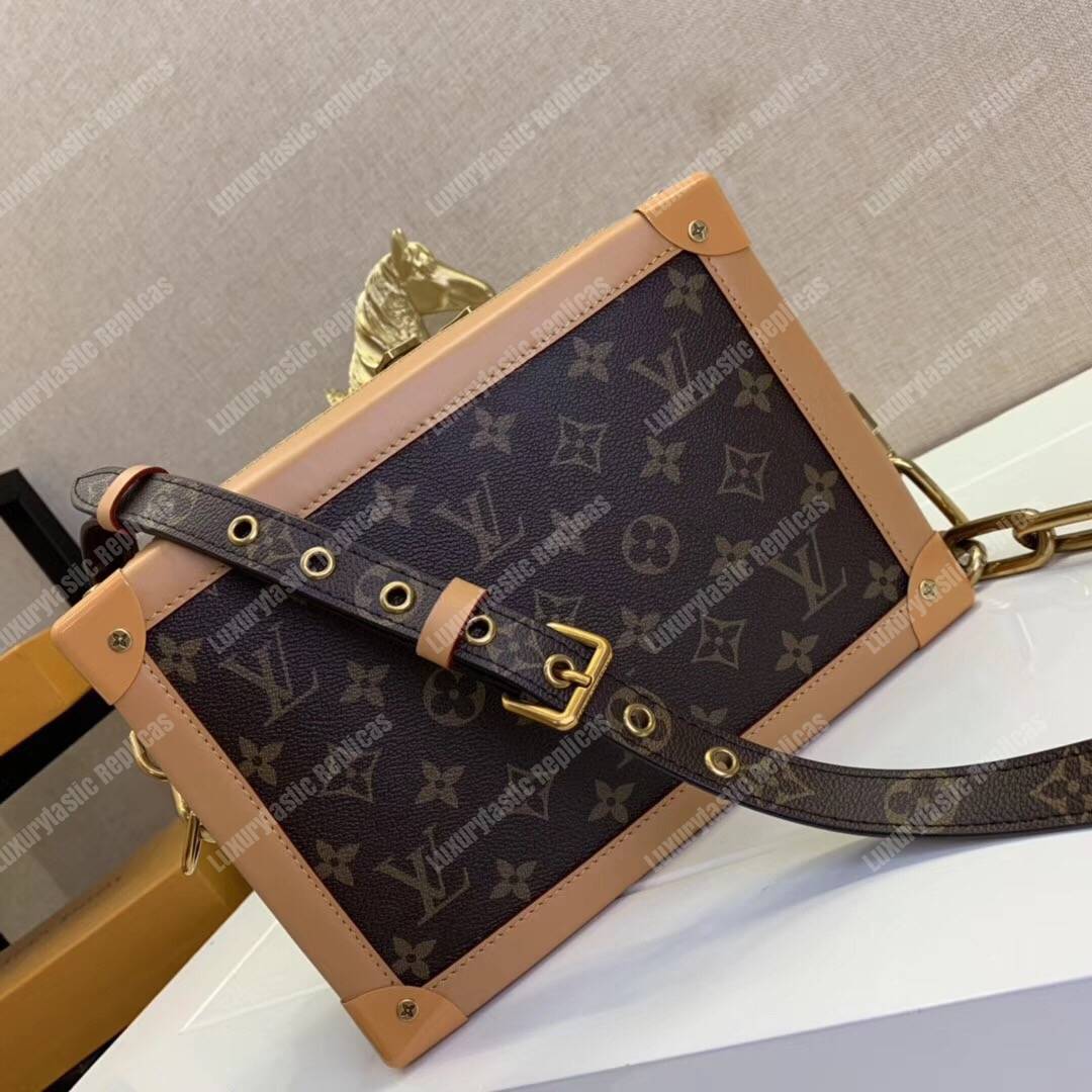 LV Soft Trunk Monogram Coated Canvas