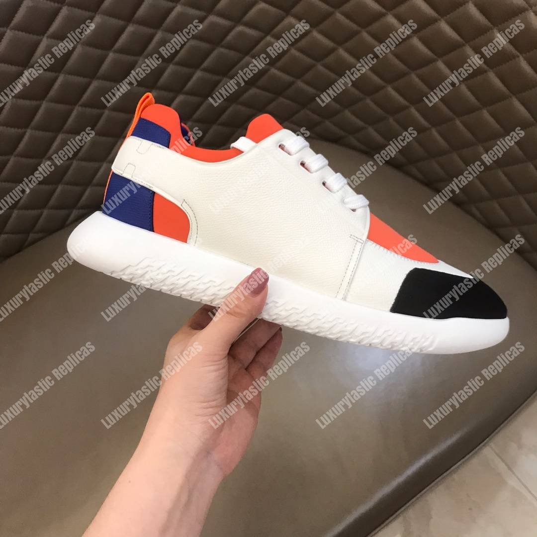 H**mes trail sneaker multicolore orange