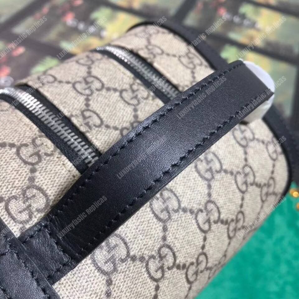 G*u*i gg sup*e toiletry case beige/ebony