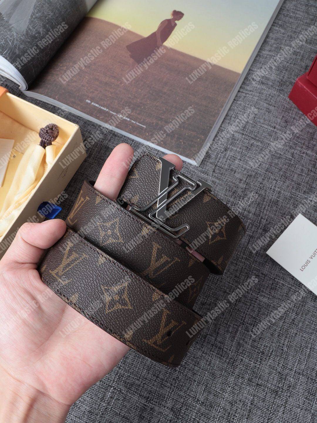 LV Line 40mm Reversible Monogram Belt