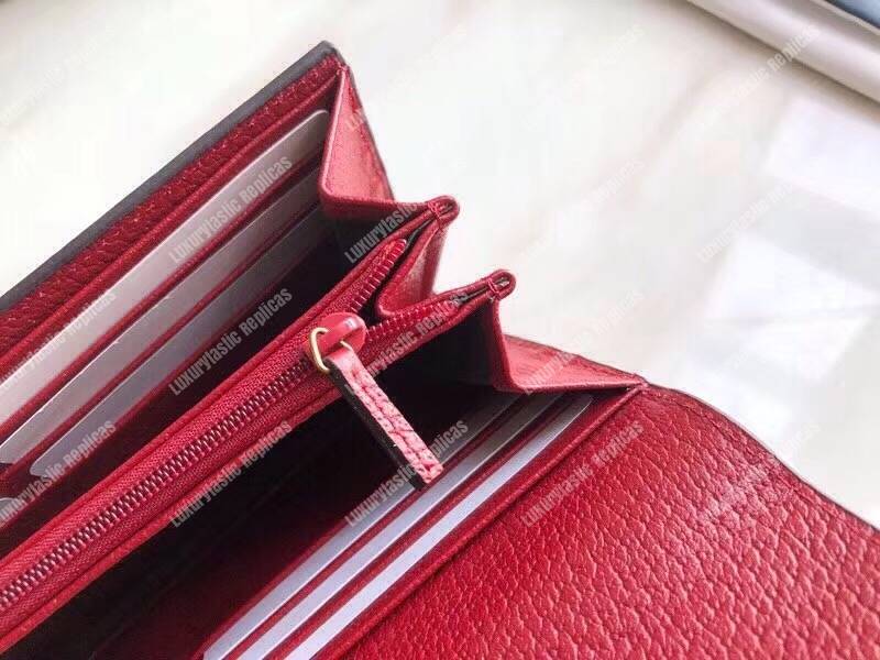 G*u*i neo vintage sup*e continental wallet red