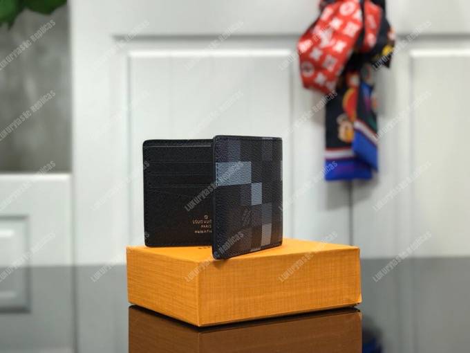 LV Slender Wallet Damier Graphite Pixel