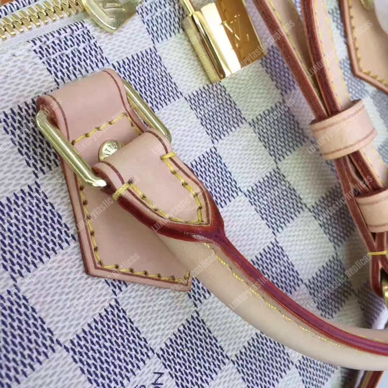 LV Speedy Bandouliere 35 Damier Azur Canvas