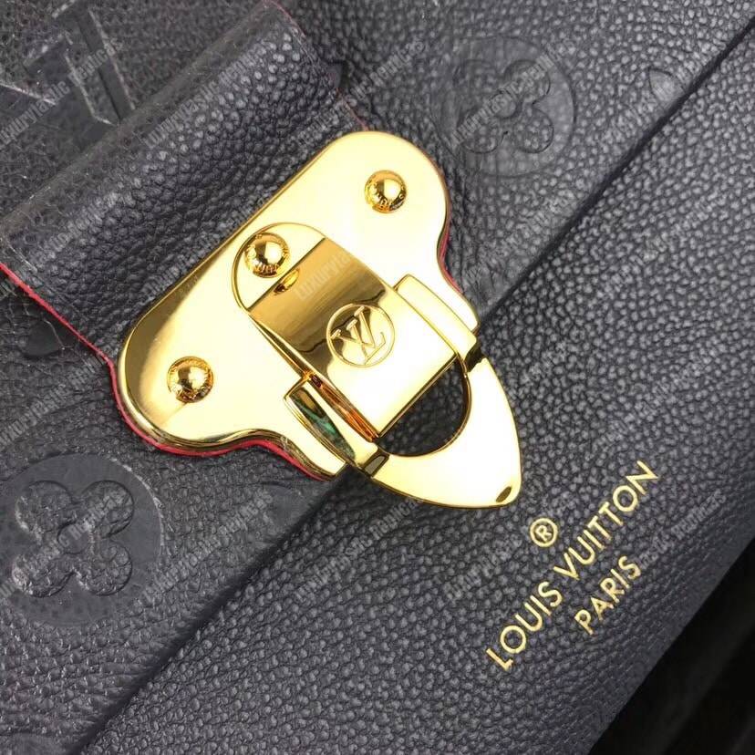 LV Vavin MM Monogram Empreinte Leather Marine Rouge
