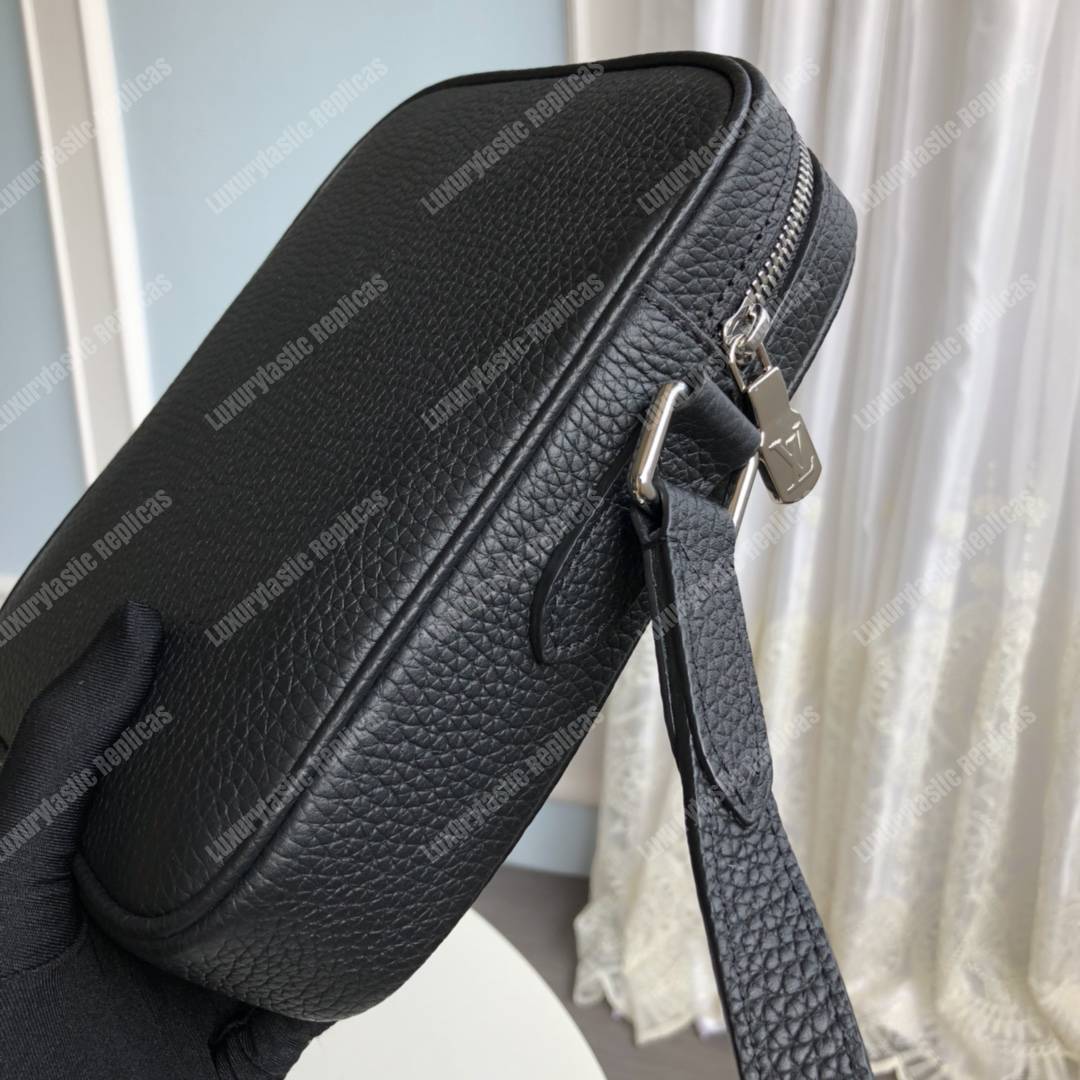 LV Danube Slim PM Black/Khaki