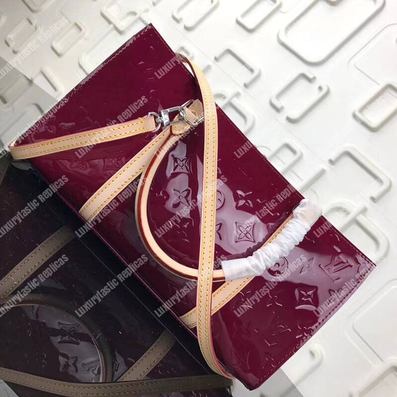 LV Monogram Vernis Neo Triangle Bag Amethyste