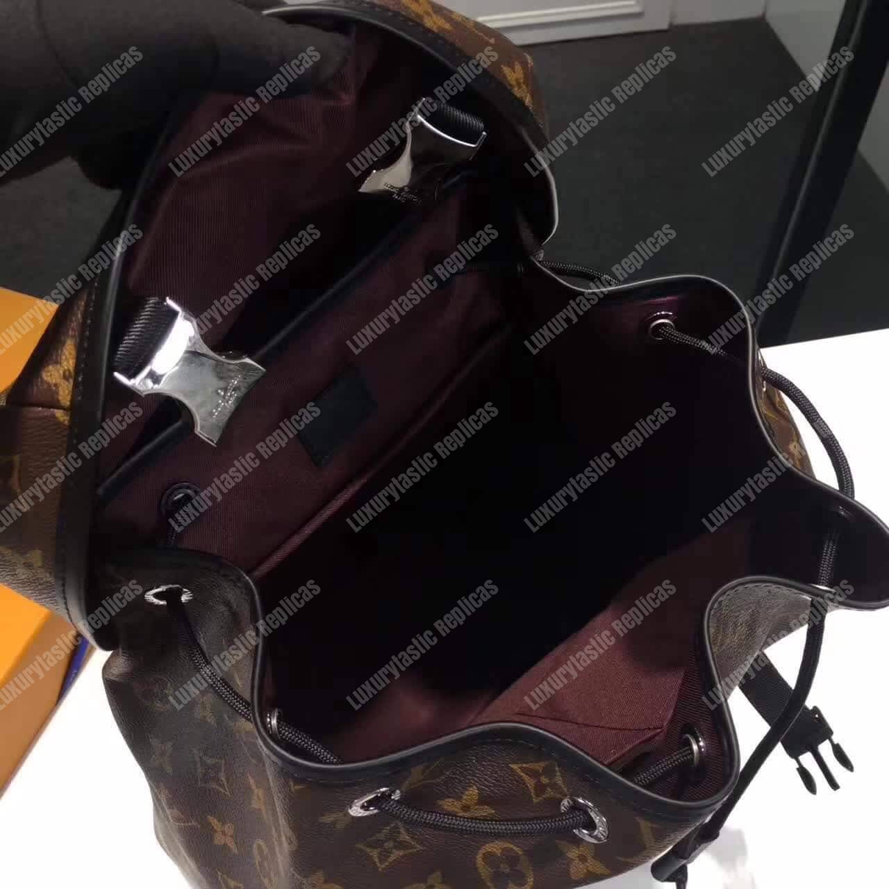 LV Zack Backpack Monogram Macassar Canvas