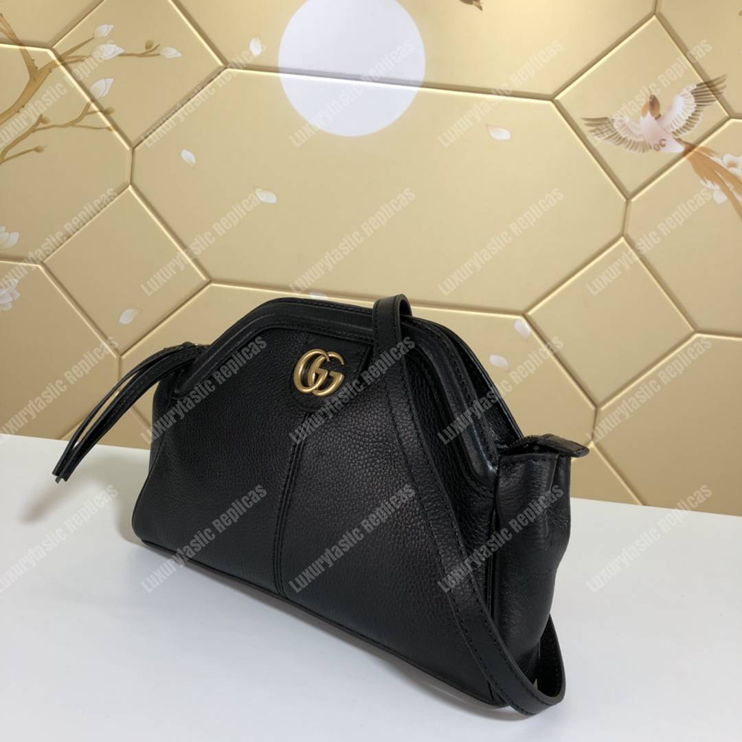 G*u*i re(belle) small shoulder bag leather black
