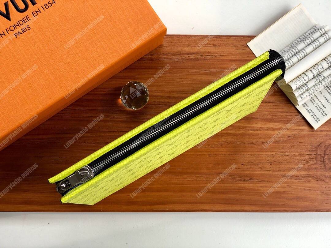 LV Pochette Voyage MM Monogram Yellow