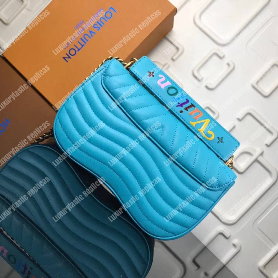 LV New Wave Chain Bag MM Malibu Green