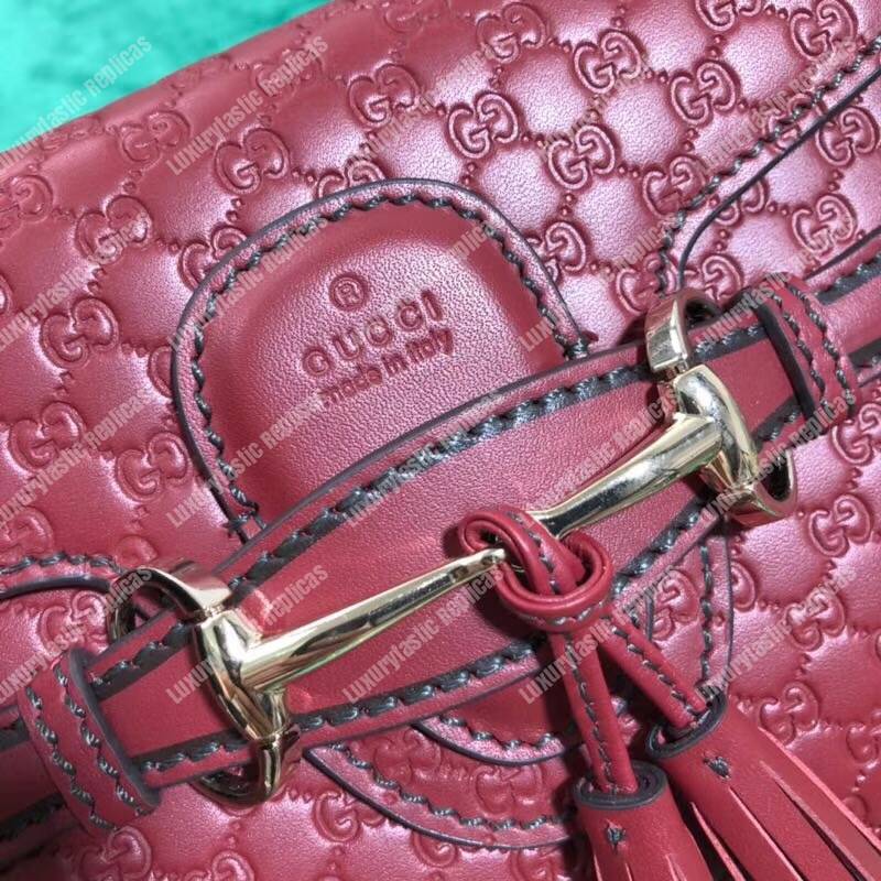 G*u*i emily mini micro G*u*issima bag red