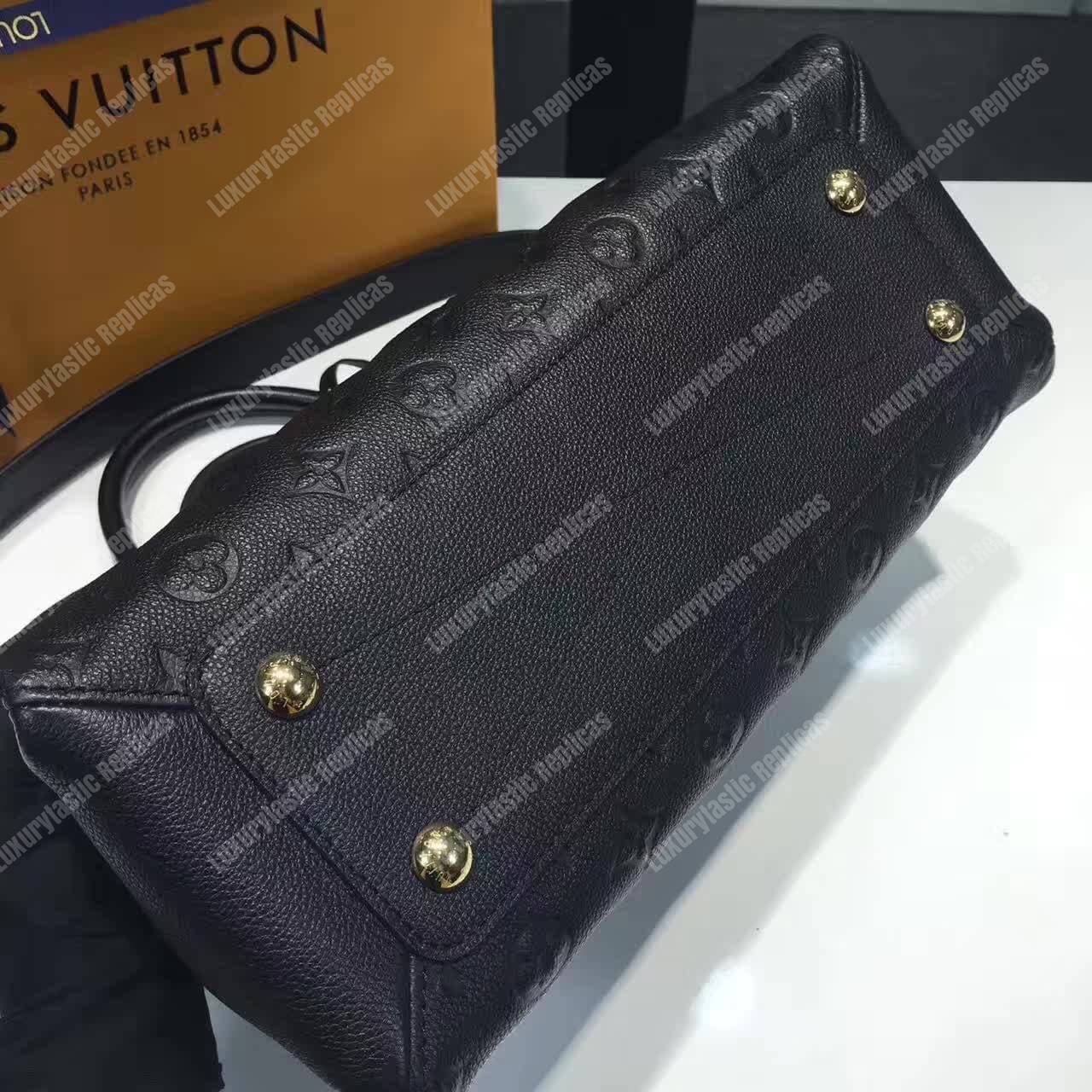 LV Vosges MM Bag Monogram Empreinte Leather Noir