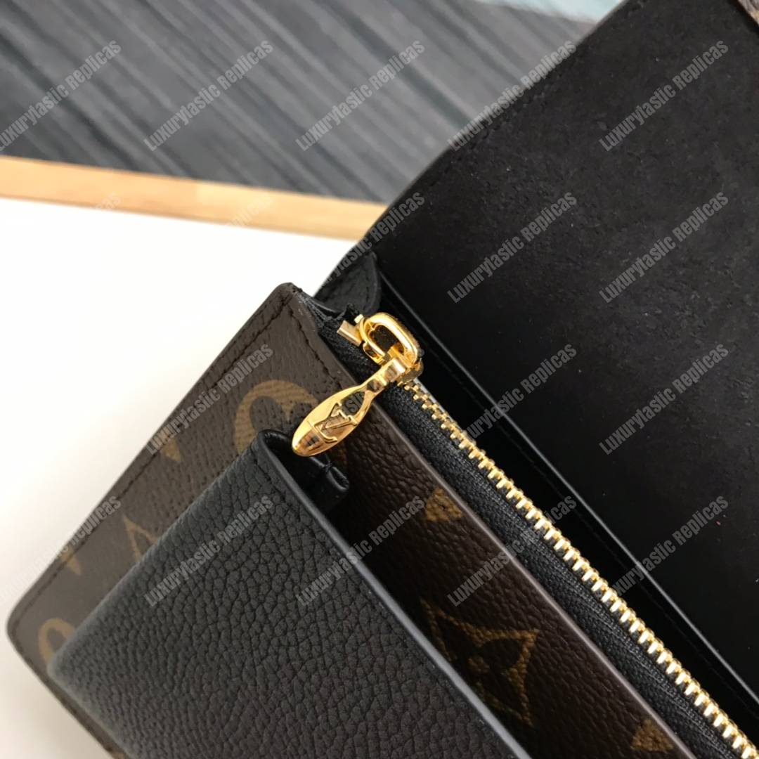 LV Vavin Chain Wallet Monogram Noir