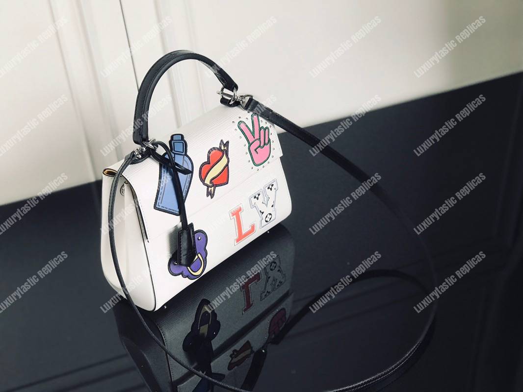 LV Cluny BB Epi Leather Luxury Trunkmaker White