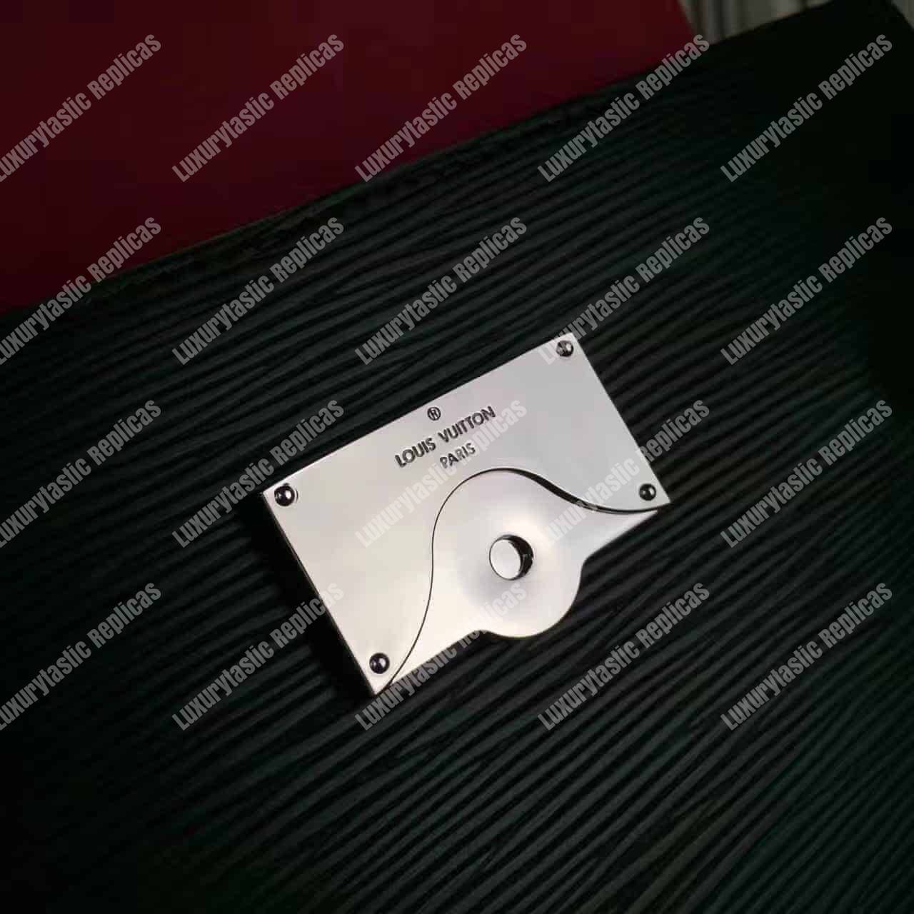 LV Cluny BB Bag Epi Leather Noir Rose