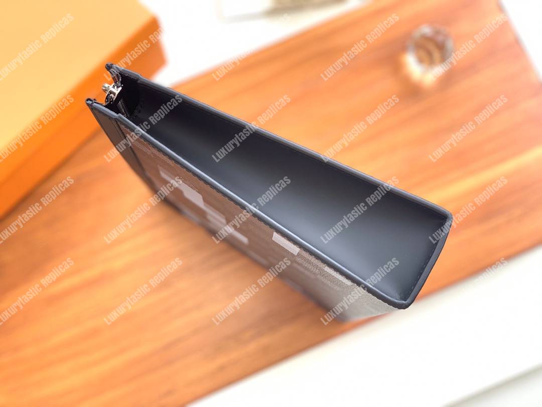 LV Pochette Voyage MM Pixel Monogram Gray