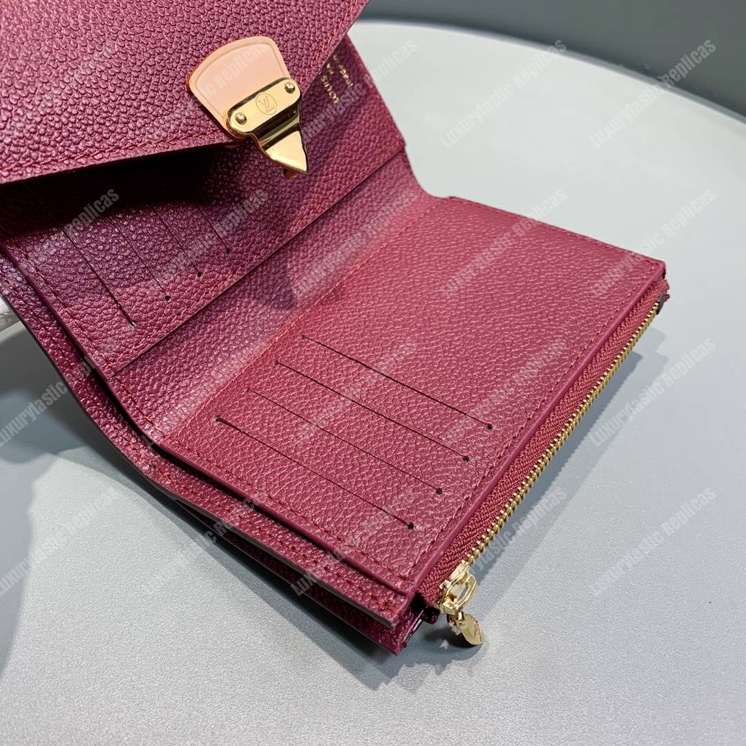 LV Pallas Compact Wallet Monogram Aurore