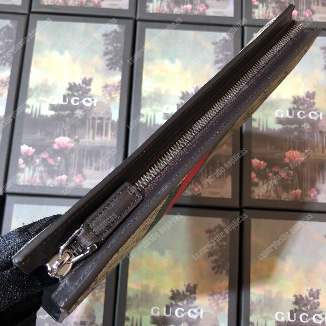 G*u*i gg sup*e web pouch beige/ebony