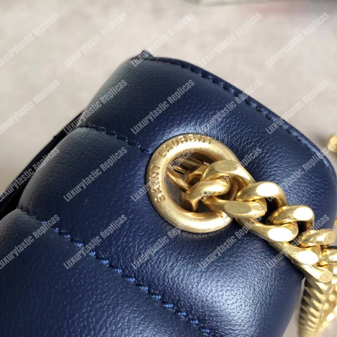 Saint Laurent Vicky Medium Navy