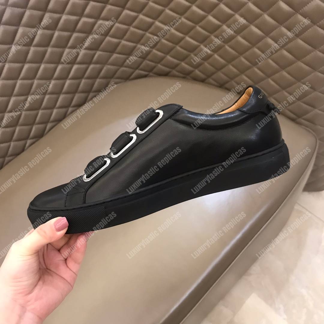 Givenchy Sneakers In Leather With Velcro Black