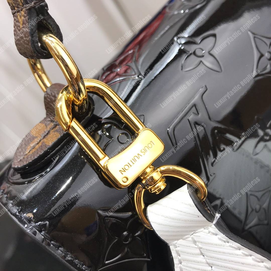 LV Spring Street Monogram Vernis Noir