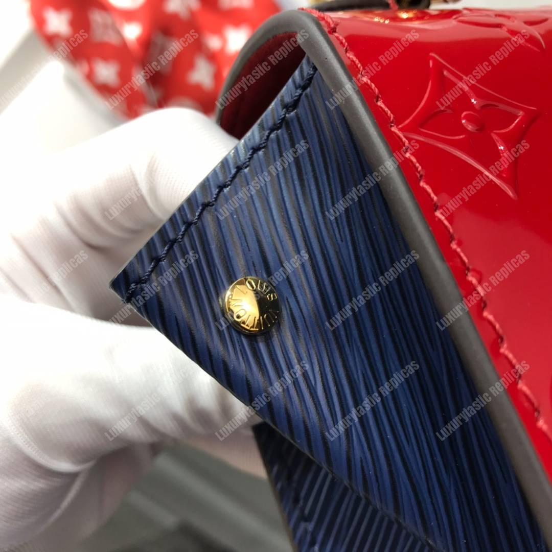 LV Spring Street Monogram Vernis Scarlet