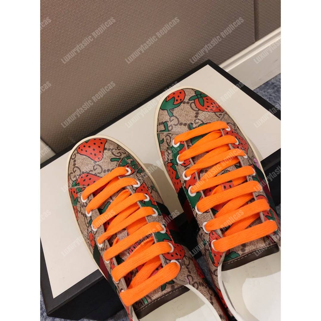 G*u*i ace gg G*u*i strawberry sneaker