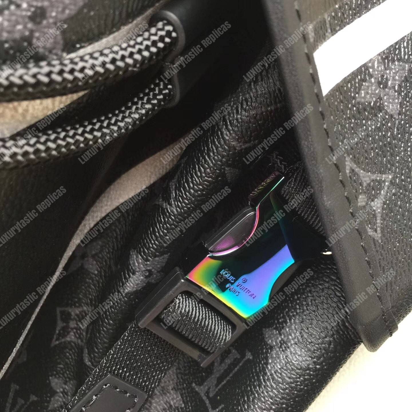 LV Zack Backpack Monogram Eclipse Canvas
