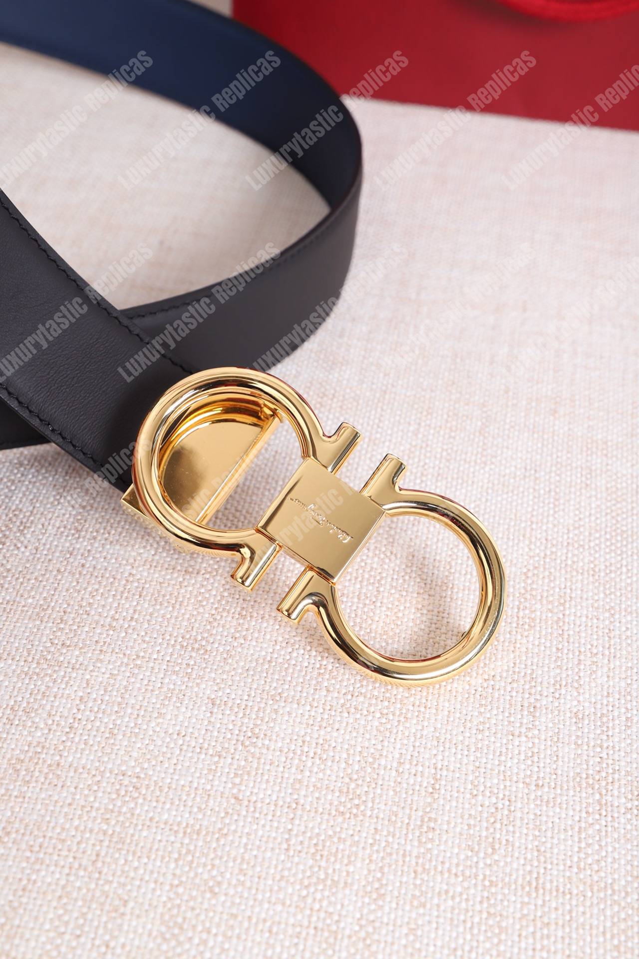 Salvatore Ferragamo Adjustable and Reversible Gancini Belt