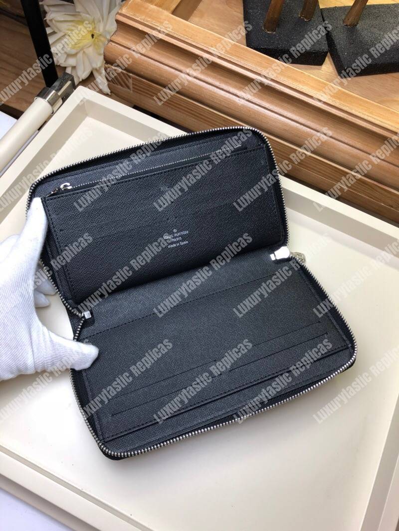 LV Zippy Organizer Epi Leather Noir