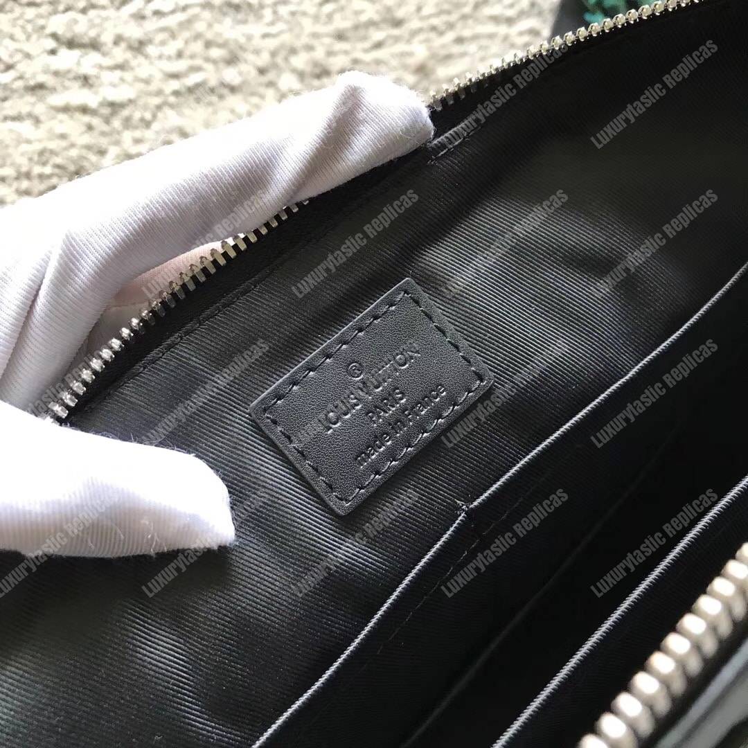 LV Avenue Soft Briefcase Damier Infini Leather Onyx