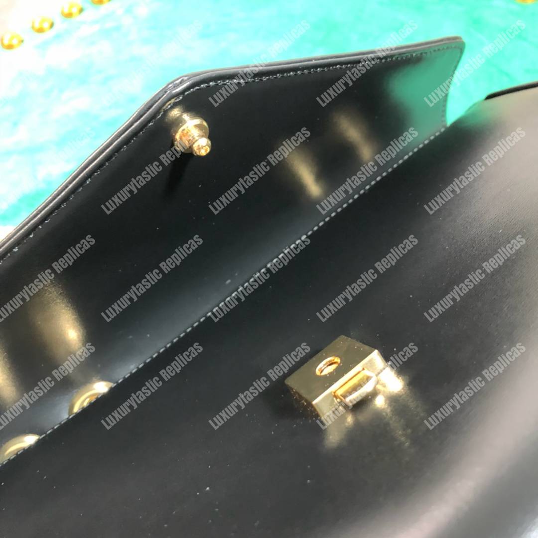 G*u*i rajah medium shoulder bag black