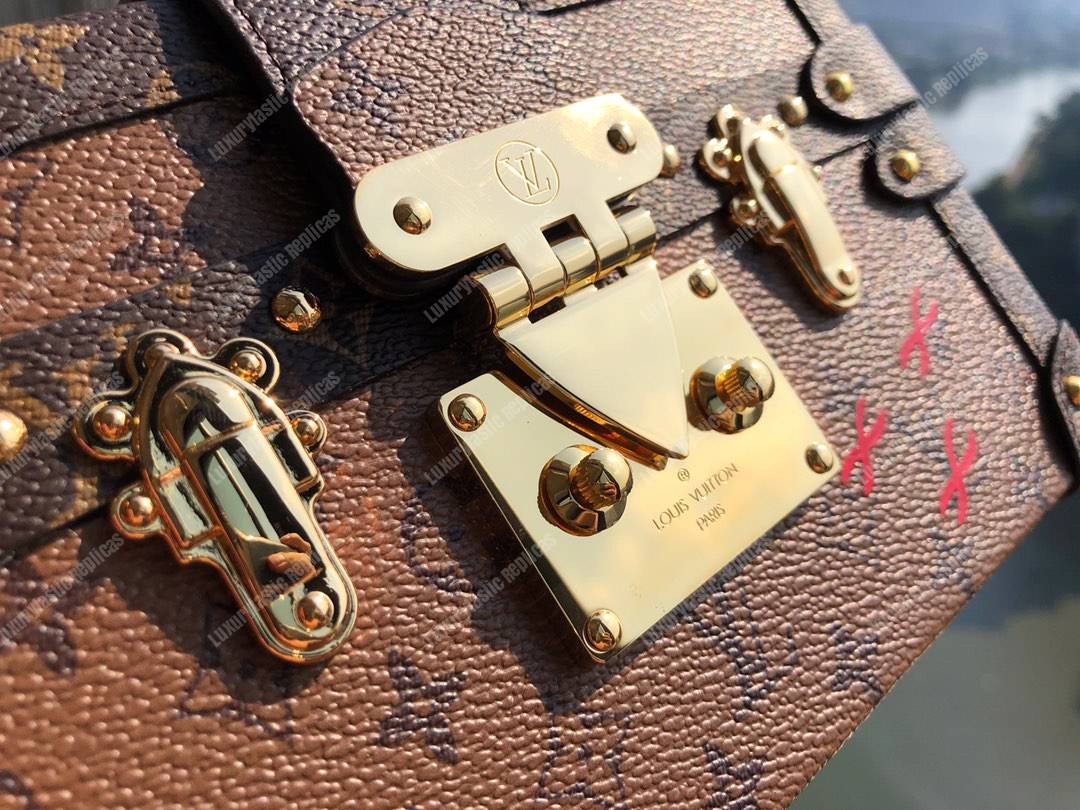 LV Petite Malle Monogram Reverse Canvas