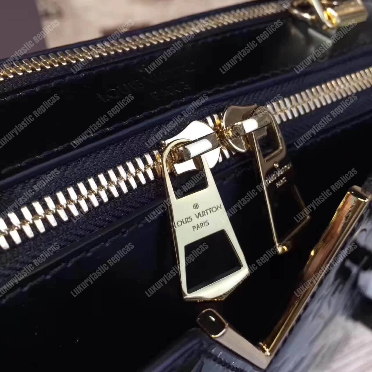 LV Melrose Monogram Vernis Black