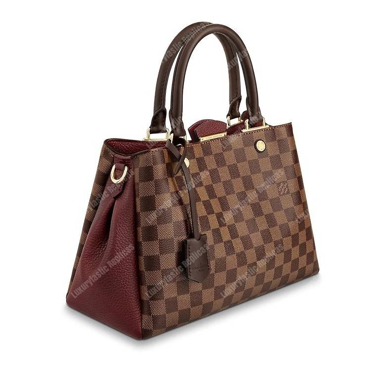 LV Brittany Damier Ebene Canvas Bordeaux