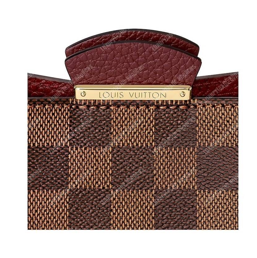 LV Brittany Damier Ebene Canvas Bordeaux