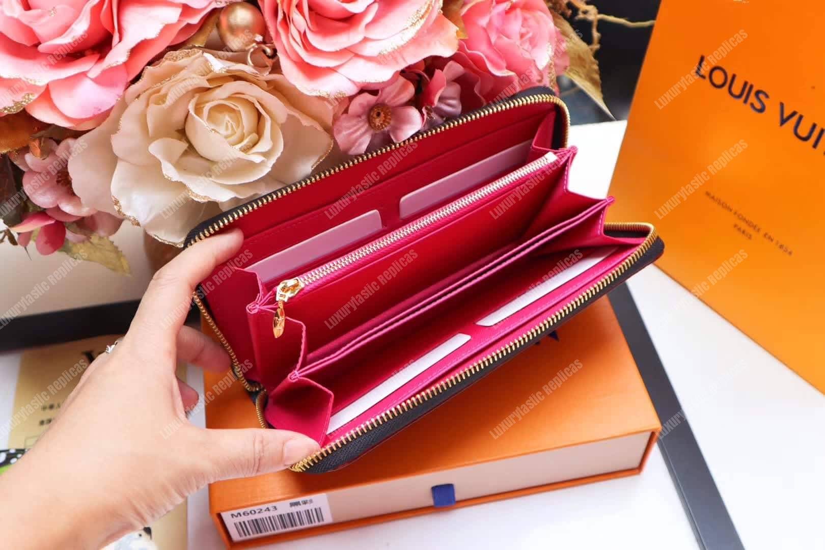 LV  Zippy Wallet Monogram Multicolore Canvas (Black)