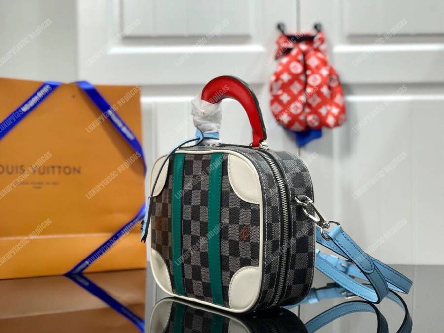 LV Mini Luggage BB Damier Black and White