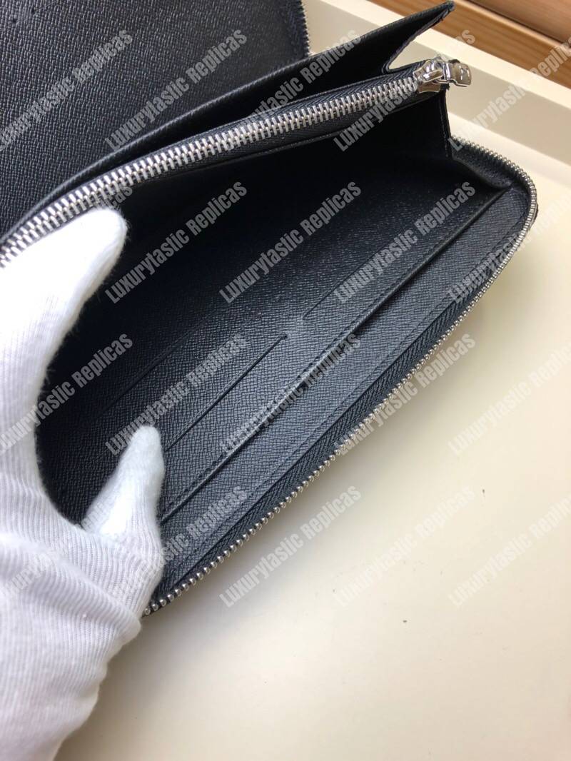 LV Zippy Organizer Epi Leather Noir
