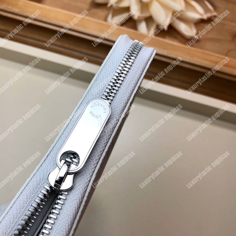 LV Zippy Organizer Monogram White